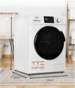 BLACK+DECKER Front Load Washer, 2.7 Cu. Ft. Compact Washing Machine with LED Display & 16 Cycles - Image 8