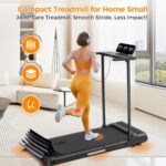 Folding Walking Pad Treadmill with Handle Bar, 3.5HP Compact Portable Foldable Walking Pads Treadmill with Handles, Electric Small Treadmills for Home Office Apartment, LED Display, 400 LBS Capacity - Image 10