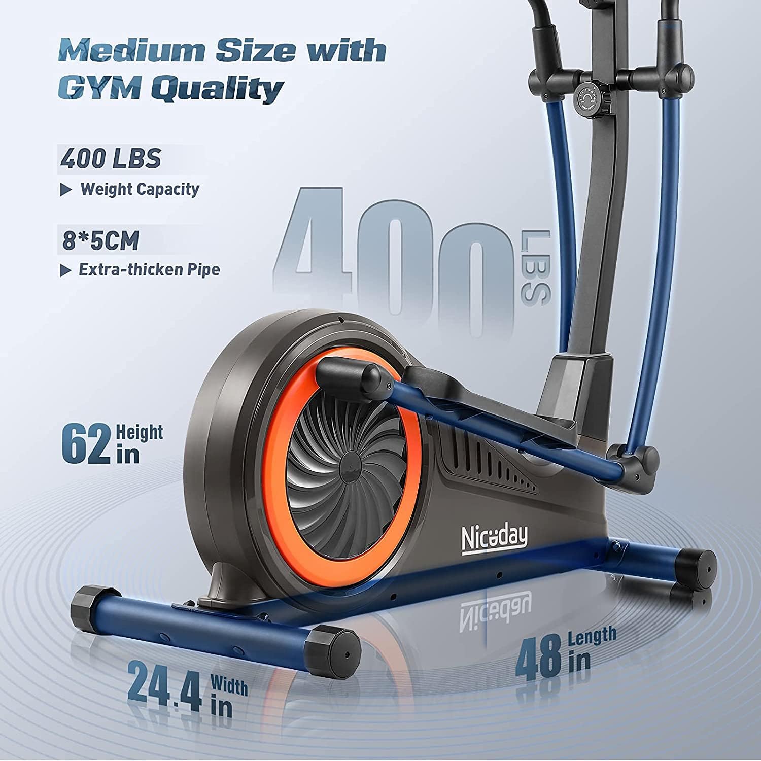 1761173501_Niceday-Elliptical-Machine-Elliptical-Exercise-Machine-for-Home-with-Hyper-Quiet-Magnetic-Driving-System-Elliptical-Trainer-with-15.5IN-20IN-Stride-16-Resistance-Levels-500LBS-Loading-Capacity.jpg Niceday Elliptical Machine, Elliptical Exercise Machine for Home with Hyper-Quiet Magnetic Driving System, Elliptical Trainer with 15.5IN & 20IN Stride, 16 Resistance Levels, 500LBS Loading Capacity - Image 7