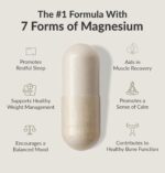 BIOptimizers Magnesium Breakthrough Complex Supplement with 7 Forms of Mg: Glycinate, Malate, Citrate, and More - Natural Support for Sleep and Cognitive Function - 60 Capsules- Calming Vitamins - Image 3