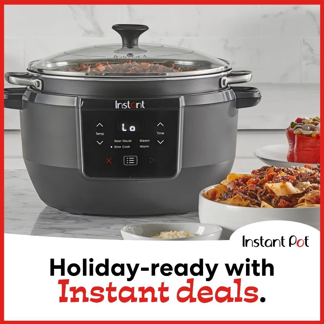 1761184389_Instant-Pot-Superior-Cooker-7.5QT-Slow-Cooker-and-Multicooker-4-in-1-Functions-SearsSaute-Slow-CooksRoast-Steams-and-Warms-From-The-Makers-of-Instant-Pot.jpg Instant Pot Superior Cooker 7.5QT Slow Cooker and Multicooker, 4-in-1 Functions, Sears/Sauté, Slow Cooks/Roast, Steams and Warms, From The Makers of Instant Pot - Image 3