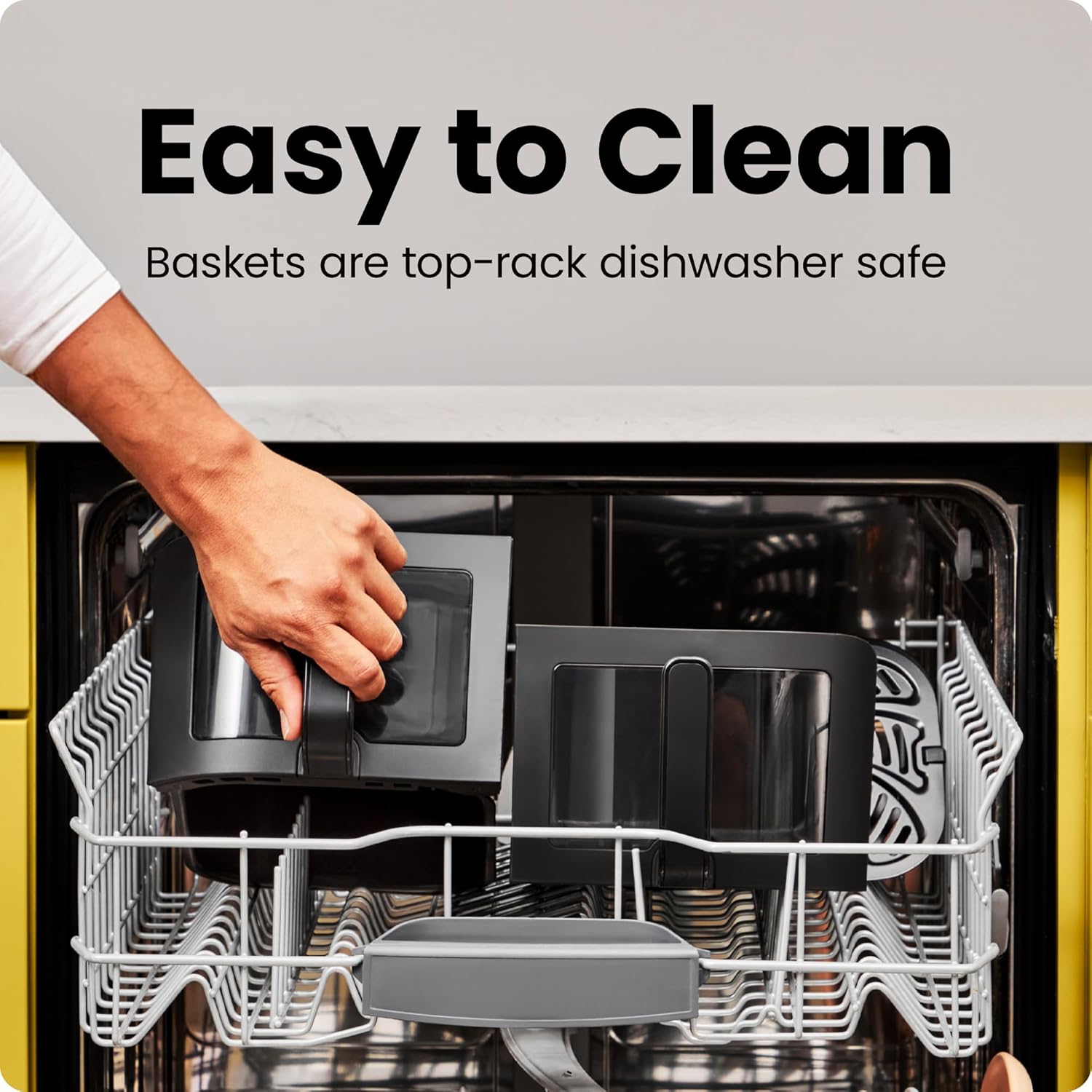 1761184646_CHEFMAN-6-Quart-Dual-Basket-Air-Fryer-Oven-with-Easy-View-Windows-Sync-Finish-Hi-Fry-Auto-Shutoff-2-Independent-3Qt-Nonstick-Dishwasher-Safe-Frying-Baskets-Digital-Double-Air-Fryer-Black.jpg CHEFMAN 6 Quart Dual Basket Air Fryer Oven with Easy View Windows, Sync Finish, Hi-Fry, Auto Shutoff, 2 Independent 3Qt Nonstick Dishwasher Safe Frying Baskets, Digital Double Air Fryer - Black - Image 7