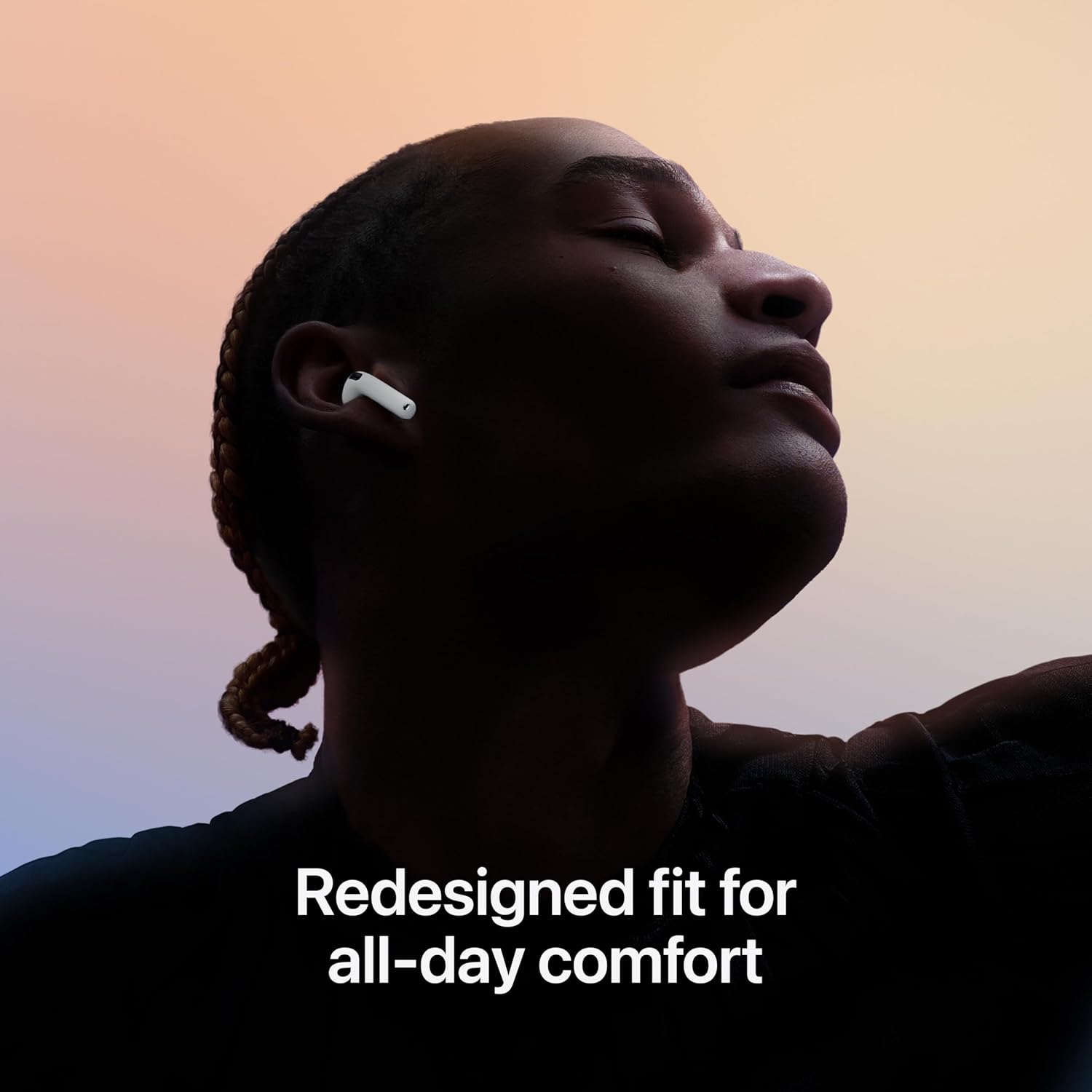 1761202926_Apple-AirPods-4-Wireless-Earbuds-Bluetooth-Headphones-Personalized-Spatial-Audio-Sweat-and-Water-Resistant-USB-C-Charging-Case-H2-Chip-Up-to-30-Hours-of-Battery-Life-Renewed.jpg Apple AirPods 4 Wireless Earbuds, Bluetooth Headphones, Personalized Spatial Audio, Sweat and Water Resistant, USB-C Charging Case, H2 Chip, Up to 30 Hours of Battery Life, (Renewed) - Image 4