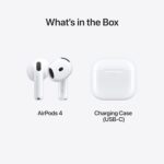 Apple AirPods 4 Wireless Earbuds, Bluetooth Headphones, Personalized Spatial Audio, Sweat and Water Resistant, USB-C Charging Case, H2 Chip, Up to 30 Hours of Battery Life, (Renewed) - Image 7