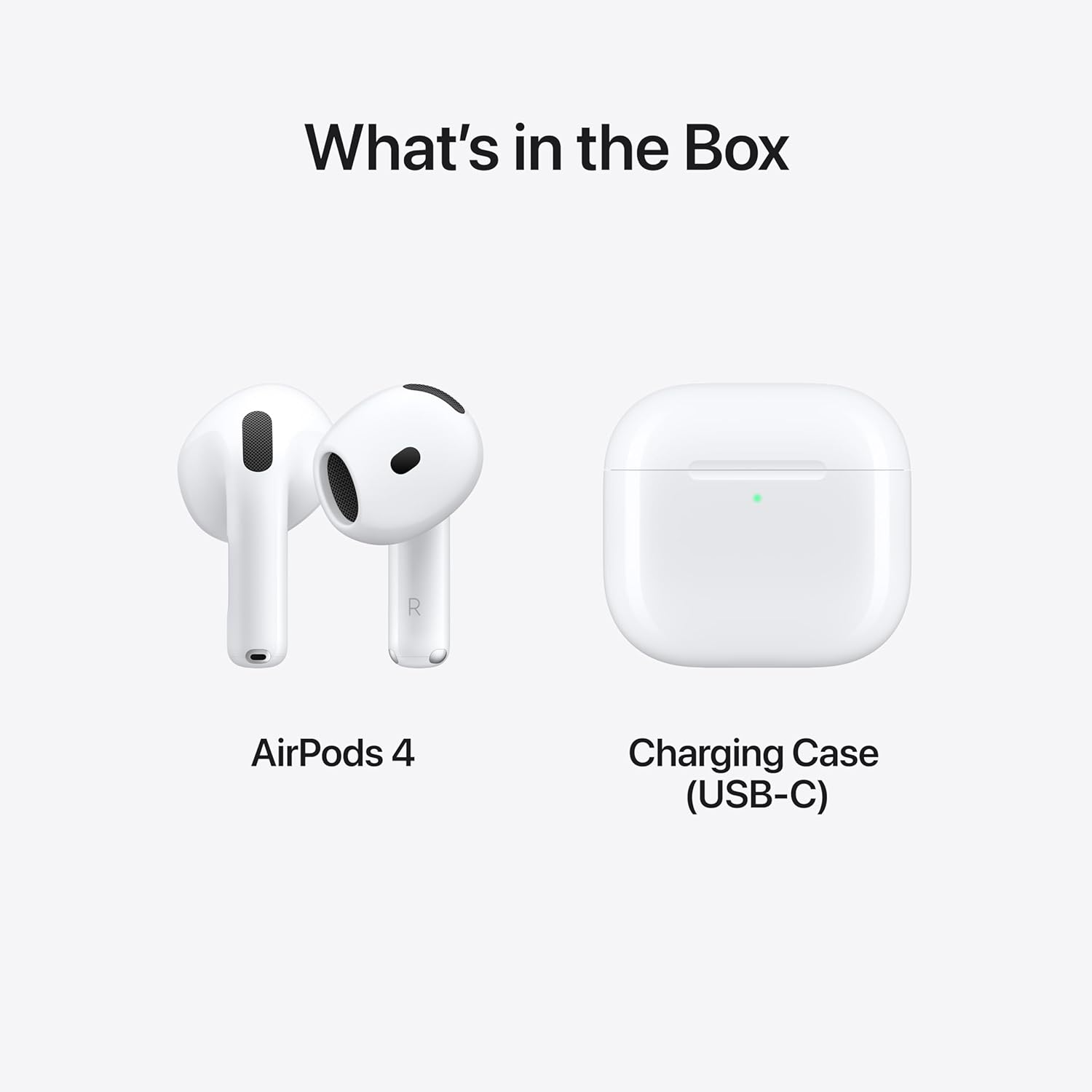 1761202932_Apple-AirPods-4-Wireless-Earbuds-Bluetooth-Headphones-Personalized-Spatial-Audio-Sweat-and-Water-Resistant-USB-C-Charging-Case-H2-Chip-Up-to-30-Hours-of-Battery-Life-Renewed.jpg Apple AirPods 4 Wireless Earbuds, Bluetooth Headphones, Personalized Spatial Audio, Sweat and Water Resistant, USB-C Charging Case, H2 Chip, Up to 30 Hours of Battery Life, (Renewed) - Image 7