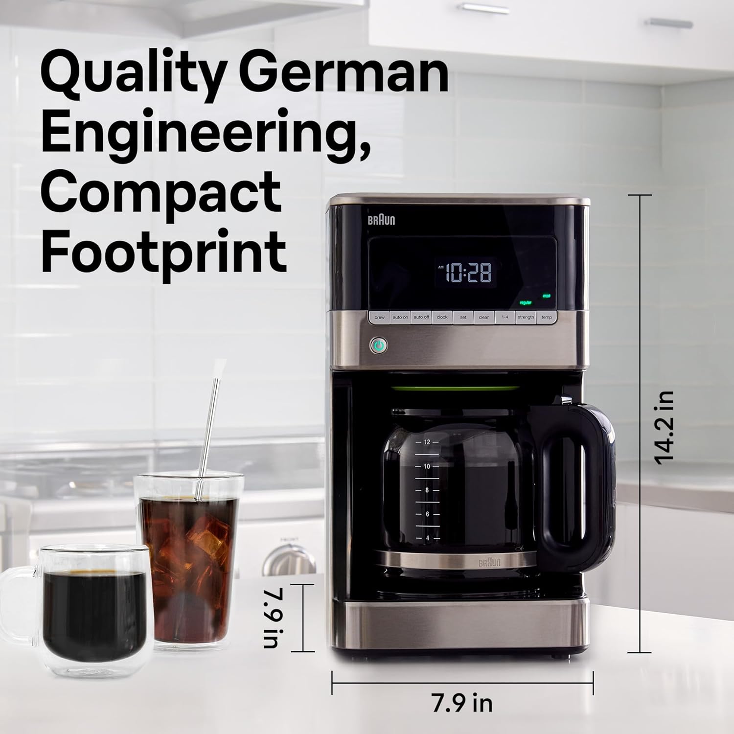 1761203312_Braun-BrewSense-12-Cup-Drip-Coffee-Maker-Pause-Pour-Mid-Brew-Coffee-Machine-with-24-Hour-Timer-Clock-Bold-Regular-Strength-1-4-Cup-Functions-Self-Clean-Auto-Shutoff-Stainless-Steel.jpg Braun BrewSense 12 Cup Drip Coffee Maker - Pause & Pour Mid Brew, Coffee Machine with 24-Hour Timer & Clock, Bold & Regular Strength, 1-4 Cup Functions, Self Clean, Auto Shutoff, Stainless Steel - Image 4