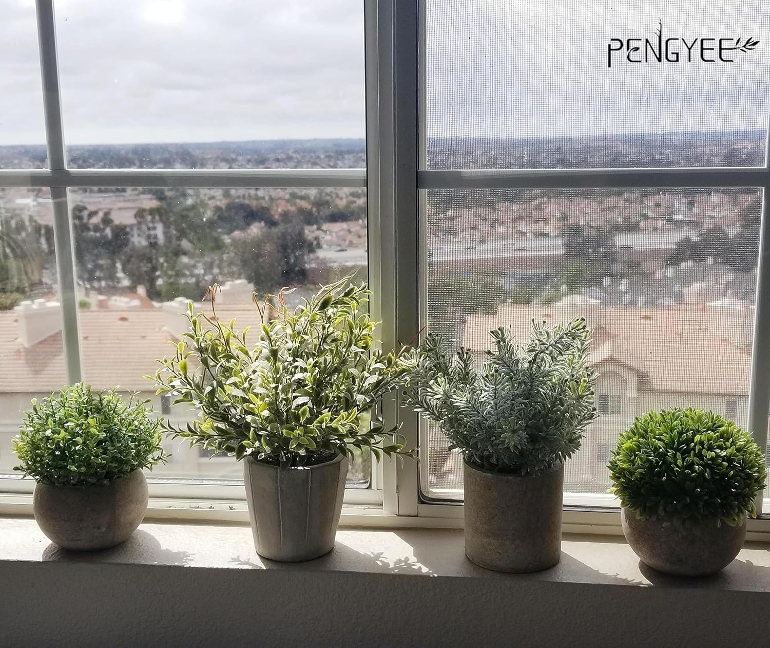 1761207274_4-Pack-Small-Fake-Plants-Artificial-Plants-Indoor-for-Home-Decor-Small-Faux-Plants-Indoor-Fake-Plants-in-White-Pot-for-Bathroom-Bedroom-Kitchen-Office-Farmhouse-Room-Shelf-Decor.jpg 4 Pack Small Fake Plants, Artificial Plants Indoor for Home Decor, Small Faux Plants Indoor, Fake Plants in White Pot for Bathroom Bedroom Kitchen Office Farmhouse Room Shelf Decor - Image 10