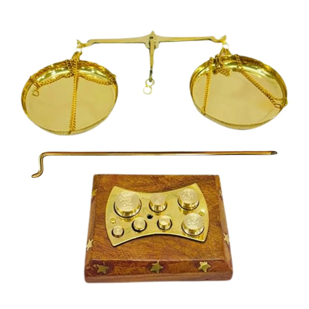 1761207628_Old-Traditional-Goldsmith-Weight-tarazu-showpiece-Brass-Weighing-Scale-Balance-Justice-Law-Scale-Decoration-Nautical-Home-Decor-Scale-Small-Brass-Weight-Scale.jpg Old Traditional Goldsmith Weight (tarazu) showpiece Brass Weighing Scale Balance Justice Law Scale Decoration Nautical Home Decor Scale Small Brass Weight Scale - Image 7