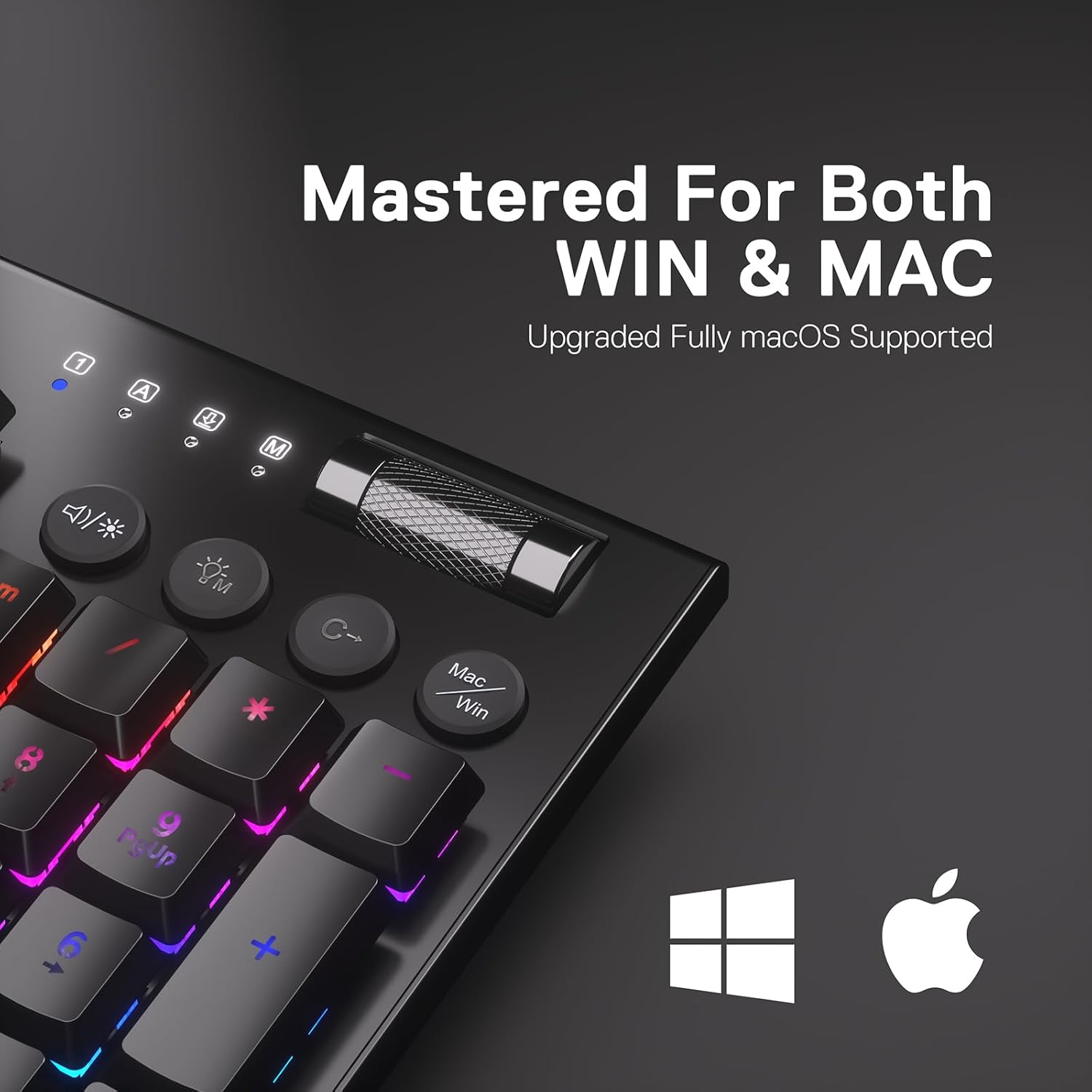 1761209405_Redragon-K618-PRO-3-Mode-Wireless-RGB-Mechanical-Keyboard-BT2.4GhzWired-Low-Profile-WinMac-Gaming-Keyboard-wUltra-Thin-Design-Dedicated-Media-Control-Linear-Red-Switch.jpg Redragon K618 PRO 3-Mode Wireless RGB Mechanical Keyboard, BT/2.4Ghz/Wired Low Profile Win/Mac Gaming Keyboard w/Ultra-Thin Design, Dedicated Media Control & Linear Red Switch - Image 4