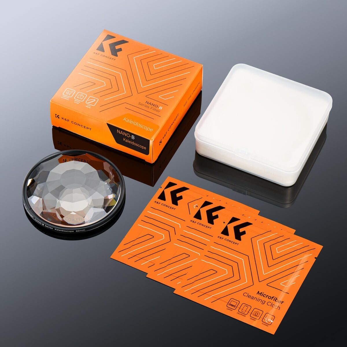 K&F CONCEPT 82mm Kaleidoscope Filter, Special Effects Filter Prism Crystal Glass with Multi Refraction Subjects for Camera Lens - Image 9