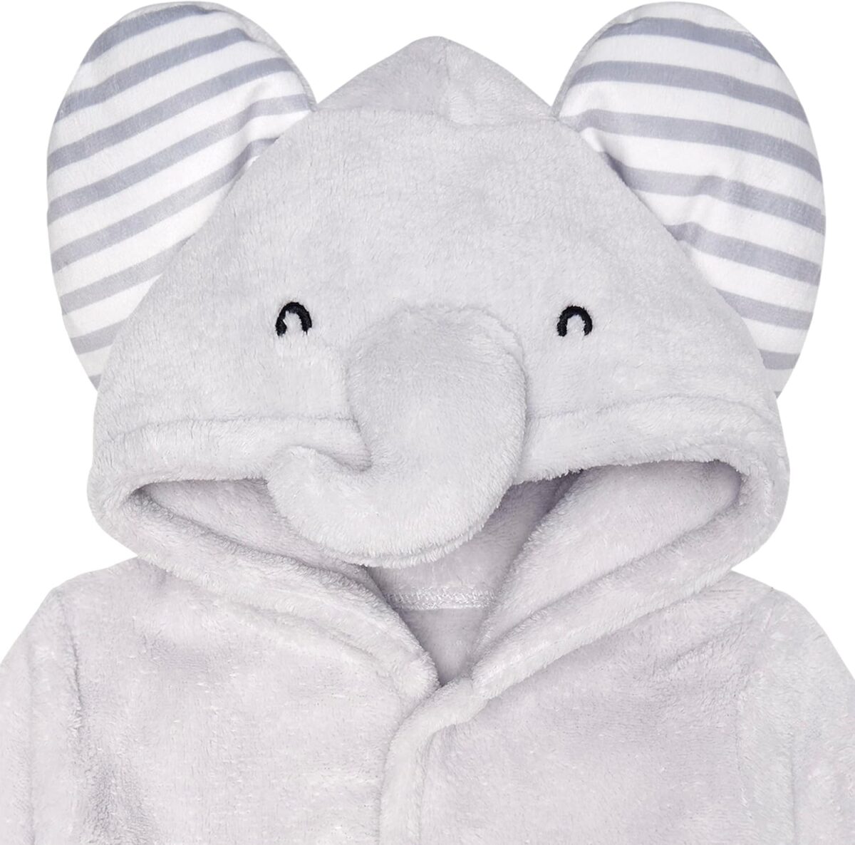 Gerber Unisex Baby Plushy Soft Hooded Animal Character Bathrobe - Image 6