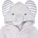 Gerber Unisex Baby Plushy Soft Hooded Animal Character Bathrobe - Image 6