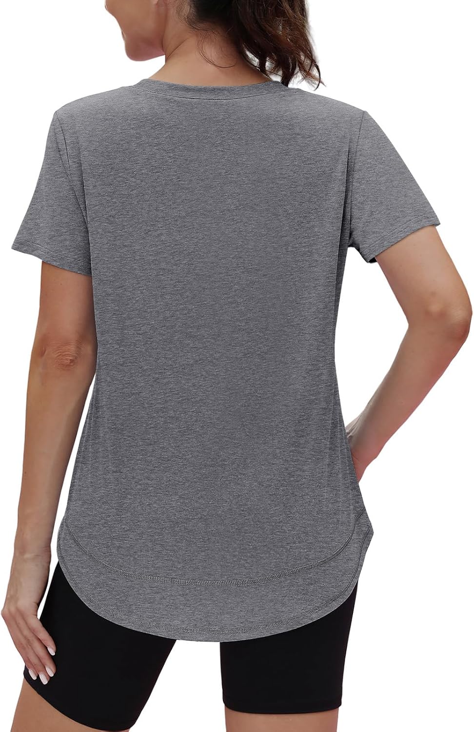 1761214827_Womens-Workout-Tops-Short-Sleeve-Shirts-with-Sun-Protection-UPF-50-Quick-Dry-Outfits-for-Hiking-Running-S-3XL.jpg Womens Workout Tops Short Sleeve Shirts with Sun Protection UPF 50+ Quick Dry Outfits for Hiking Running S-3XL - Image 6