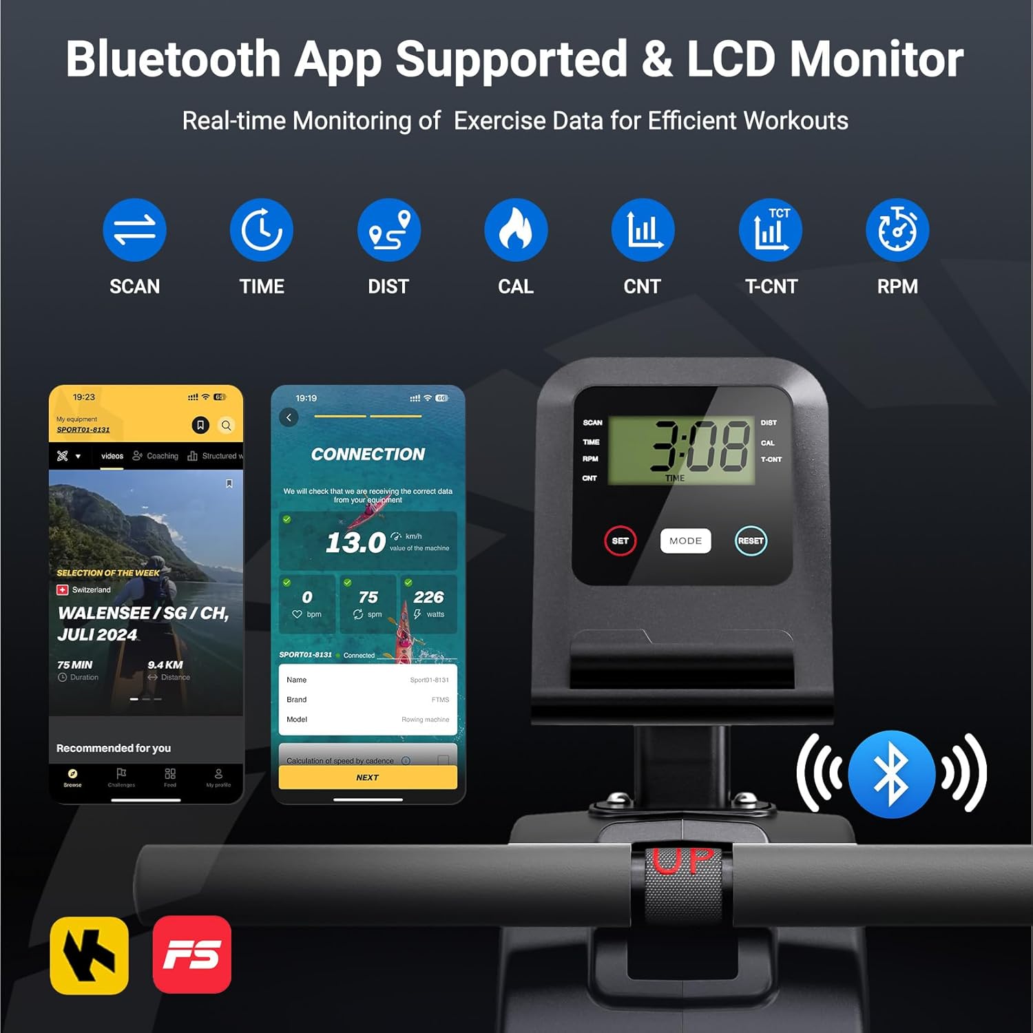 1761215206_Dripex-Rowing-Machines-for-Home-Use-Rowing-Machine-Magnetic-Rower-16-Levels-of-Workout-Resistance-Max-350-LBS-Dual-Slide-Rail-Bluetooth-App-Compatible-LCD-Monitor-Row-Machine-for-Gym-Exercise.jpg Dripex Rowing Machines for Home Use, Rowing Machine Magnetic Rower, 16 Levels of Workout Resistance, Max 350 LBS, Dual Slide Rail, Bluetooth App Compatible, LCD Monitor, Row Machine for Gym Exercise - Image 8