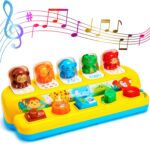 Interactive Pop up Animal Toys with Music & Light, Montessori Cause and Effect Toys for 1 Year Old Boy Girl Early Learning Musical Baby Toy 9-12-18 Months STEM Toddler Toy Age 1-2 Gift for Infant - Image 8