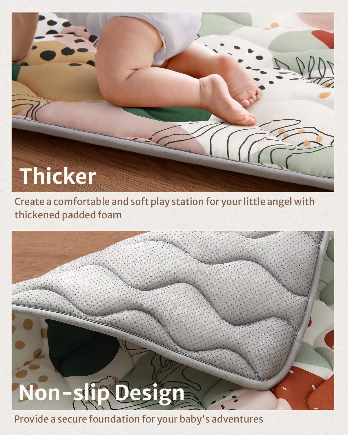 1761255220_Blissful-Diary-Baby-Play-Mats-for-Floor-50x50-Inch-Crawling-Mat-for-Playpen-Thick-Padding-Foam-Playmats-for-Babies-and-Toddlers-Modern-Abstract.jpg Blissful Diary Baby Play Mats for Floor, 50x50 Inch Crawling Mat for Playpen, Thick Padding Foam Playmats for Babies and Toddlers, Modern Abstract - Image 5