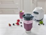 BLACK+DECKER 750W Ice Crushing Blender, 56oz PerfectPour Jar, 6-Tip Stainless Steel Blade, 8 Speeds + Pulse, White - Image 8