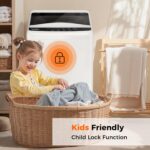 1 Cu. Ft. Portable Washing Machine, Full-Automatic 28.5L Compact Washer with Drain Pump, 10 Wash Cycles & 6 Water Levels, Ideal for Apartments, Dorms, and RV Use - Image 7