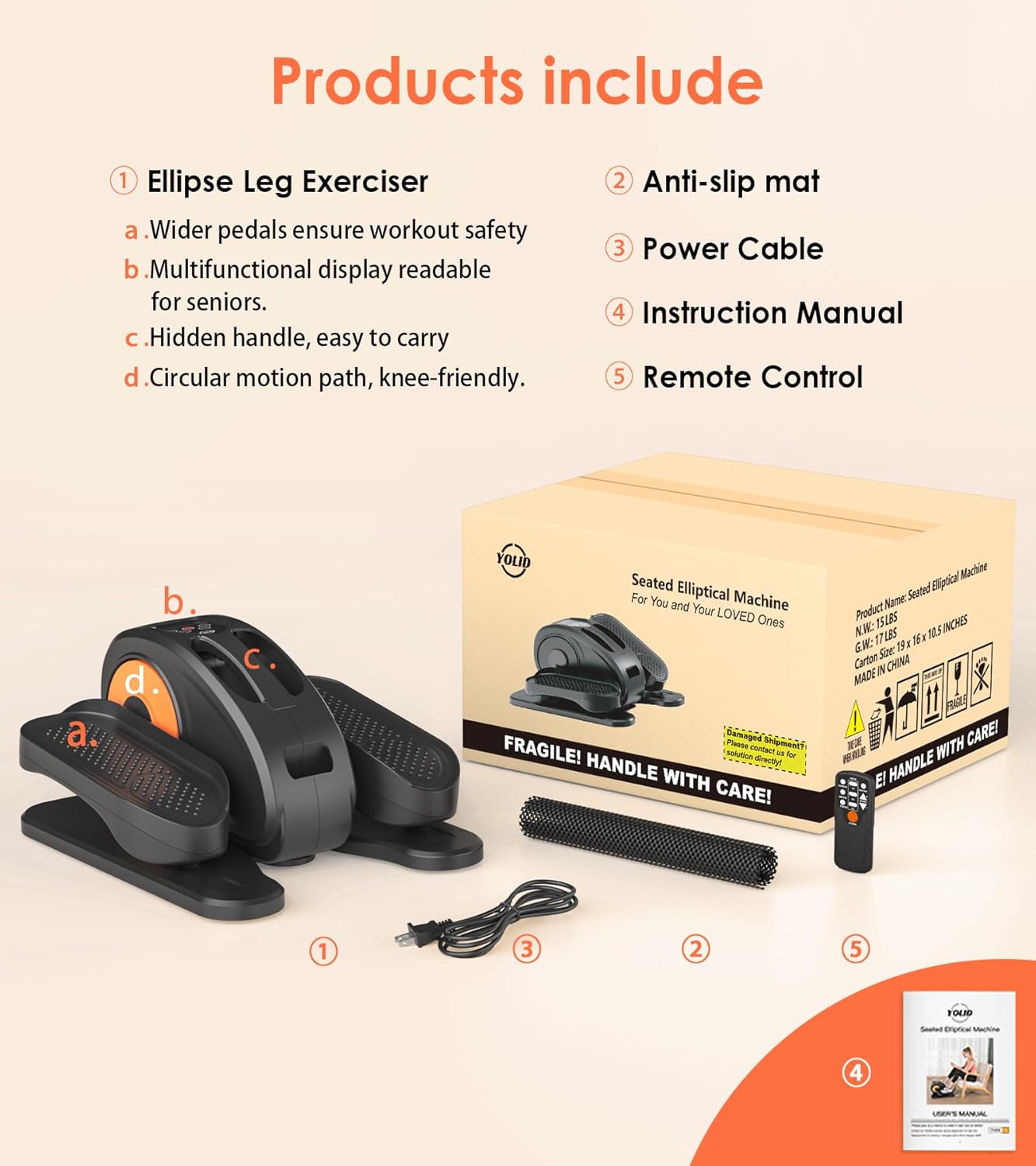 1761258284_2025-New-Under-Desk-Elliptical-MachinePortable-Seated-Pedal-Exercise-Machine-for-SeniorsMini-Ellipse-Leg-Exerciser-with-12-Adjustable-SpeedsRemote-ControlQuietCompact-for-Home-Office.jpg 2025 New Under Desk Elliptical Machine,Portable Seated Pedal Exercise Machine for Seniors,Mini Ellipse Leg Exerciser with 12 Adjustable Speeds&Remote Control,Quiet&Compact for Home Office - Image 3
