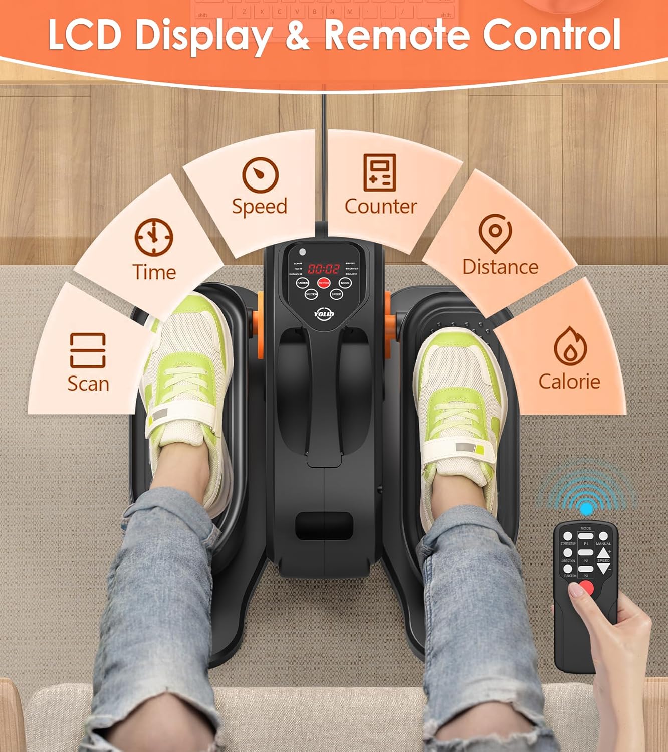 1761258288_2025-New-Under-Desk-Elliptical-MachinePortable-Seated-Pedal-Exercise-Machine-for-SeniorsMini-Ellipse-Leg-Exerciser-with-12-Adjustable-SpeedsRemote-ControlQuietCompact-for-Home-Office.jpg 2025 New Under Desk Elliptical Machine,Portable Seated Pedal Exercise Machine for Seniors,Mini Ellipse Leg Exerciser with 12 Adjustable Speeds&Remote Control,Quiet&Compact for Home Office - Image 5