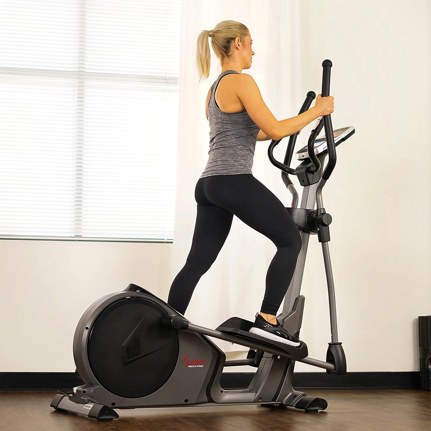 1761259942_Sunny-Health-Fitness-Programmable-16-Electro-Magnetic-Elliptical-Cross-Trainer-Exercise-Machine-Full-Body-Cardio-Equipment-w-24-Pre-Built-Workouts-330LB-CapacityOptional-Free-SunnyFit-App-Link.jpg Sunny Health & Fitness Programmable 16 Electro-Magnetic Elliptical Cross Trainer Exercise Machine, Full-Body Cardio Equipment w/ 24 Pre-Built Workouts, 330LB Capacity,Optional Free SunnyFit App Link - Image 7