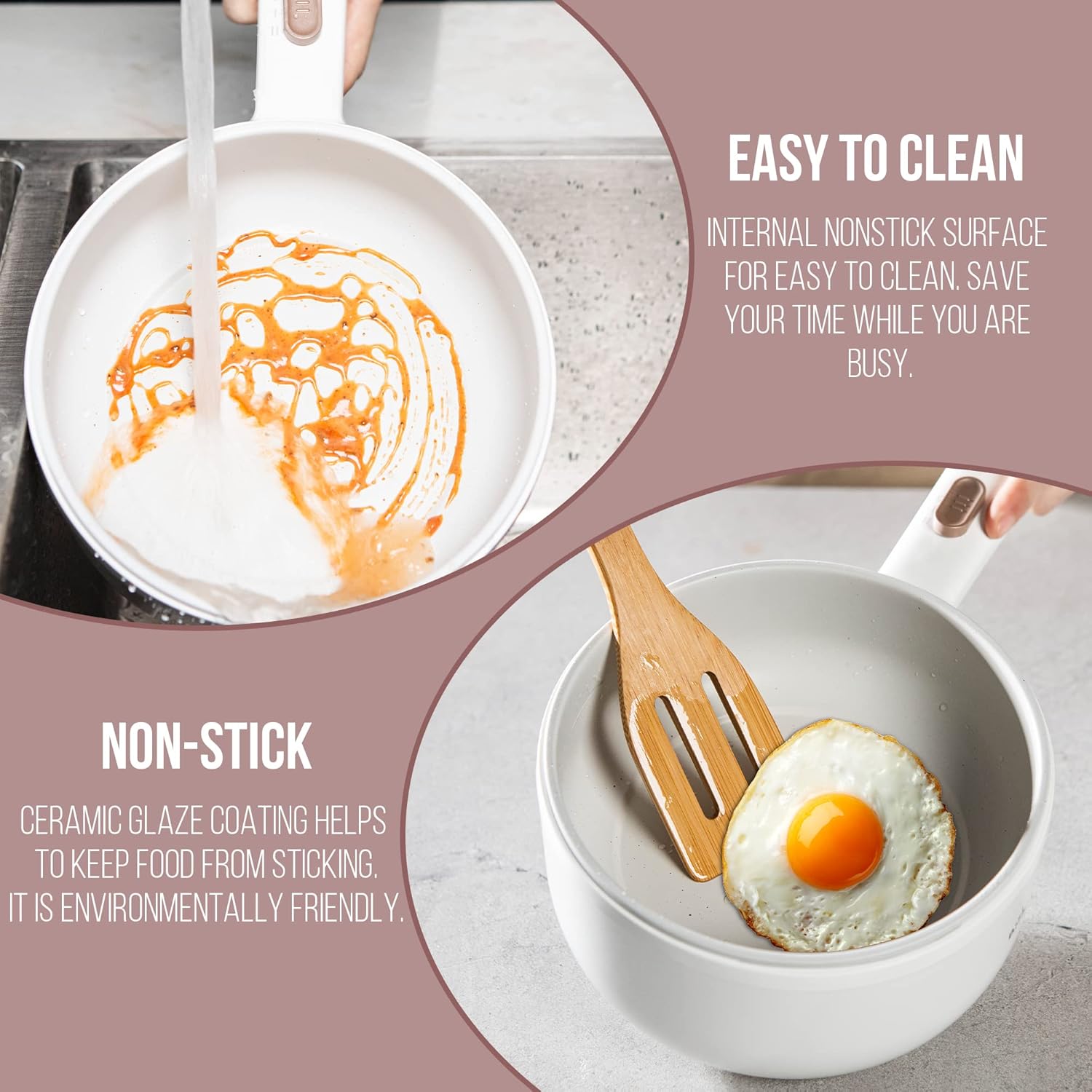 1761265340_Bear-Hot-Pot-Electric-with-Steamer-1.6L-Rapid-Noodles-Cooker-Mini-Pot-Non-Stick-Frying-Pan-for-Steak-Ramen-Egg-Oatmeal-Soup-with-Power-Adjustable.jpg Bear Hot Pot Electric with Steamer, 1.6L Rapid Noodles Cooker, Mini Pot, Non-Stick Frying Pan for Steak, Ramen, Egg, Oatmeal, Soup with Power Adjustable - Image 6