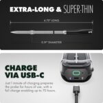 CHEF iQ Sense [2025 Model] | Smart Wireless Meat Thermometer | Ultra-Thin Probe | WiFi Unlimited Range | 1000°F Heat Safe | 5 Sensors | BBQ, Grill, Oven, Smoker, Air Fryer | Gen3 - Image 6