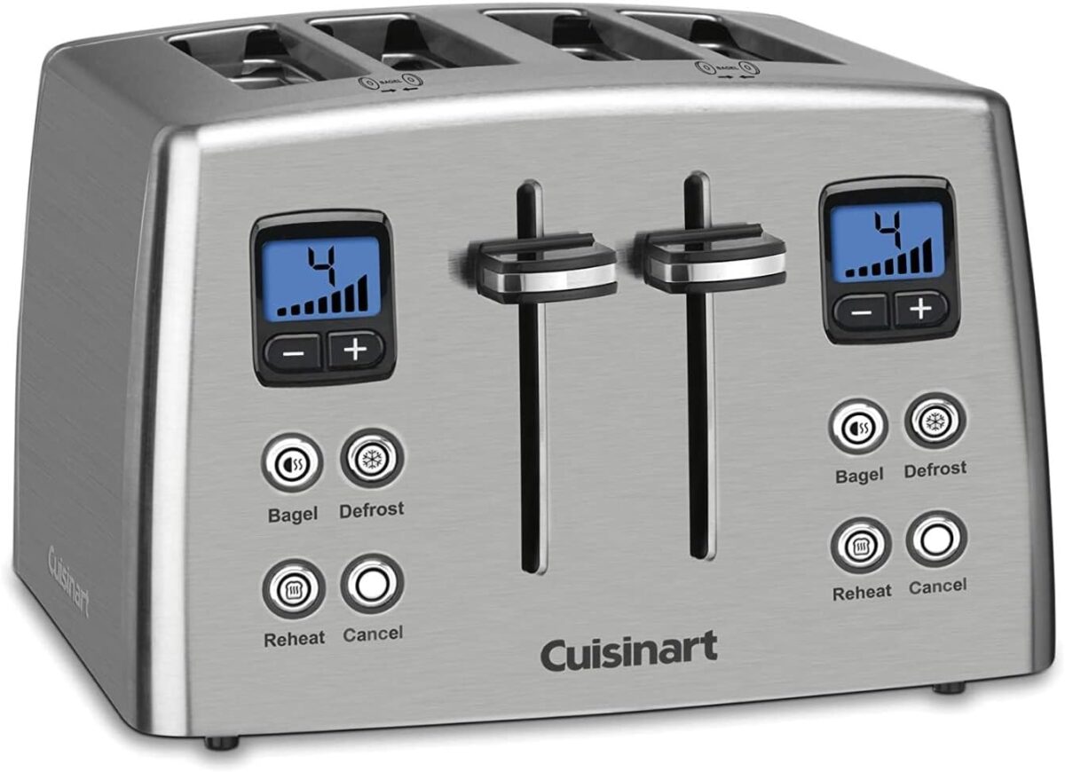 Cuisinart CPT-435P1 4-Slice Countdown Motorized Toaster, Stainless Steel - Image 3
