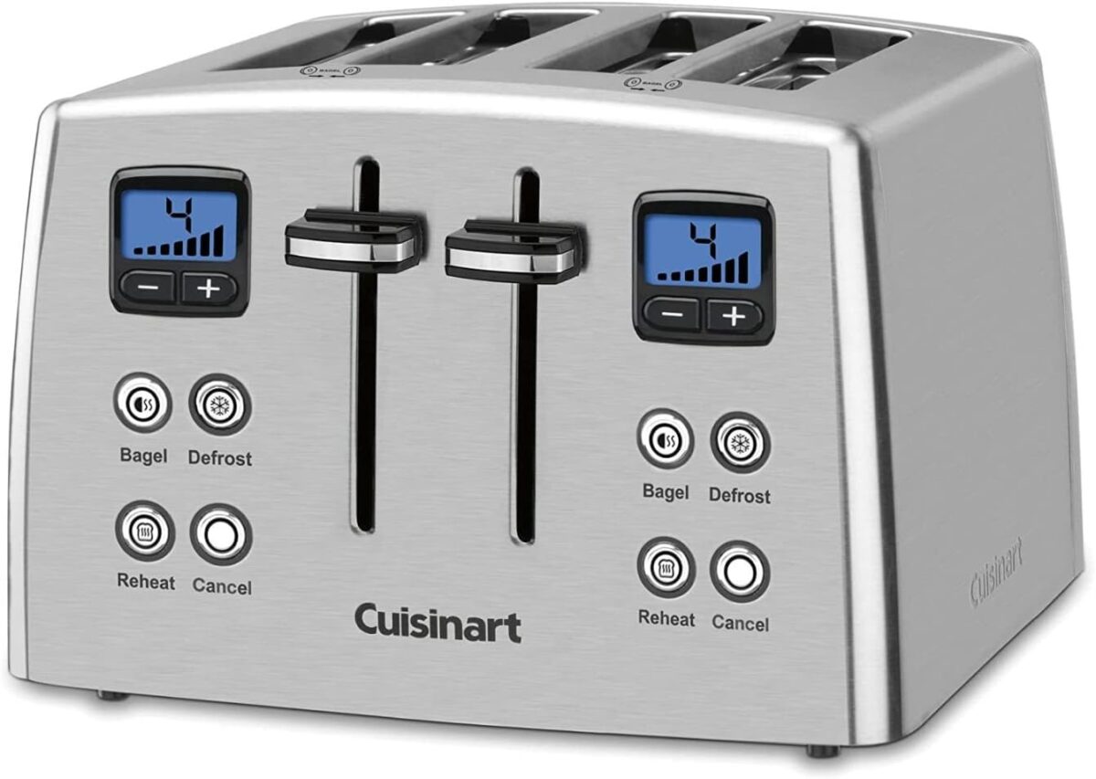 Cuisinart CPT-435P1 4-Slice Countdown Motorized Toaster, Stainless Steel - Image 4