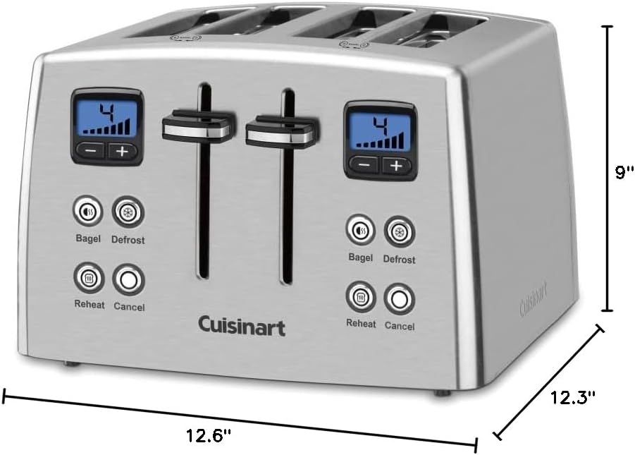 1761271374_Cuisinart-CPT-435P1-4-Slice-Countdown-Motorized-Toaster-Stainless-Steel.jpg Cuisinart CPT-435P1 4-Slice Countdown Motorized Toaster, Stainless Steel - Image 5