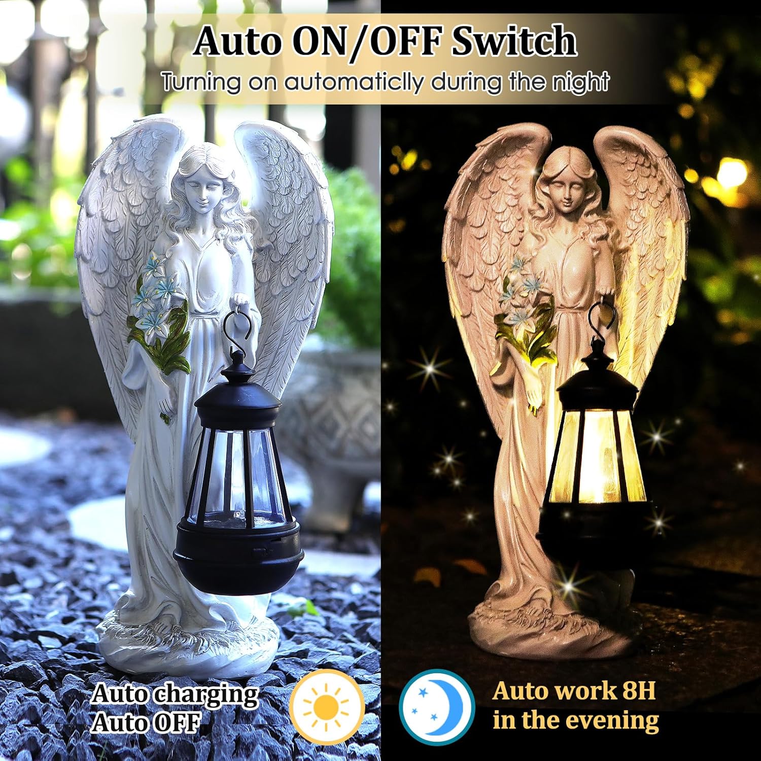 1761290152_Solar-Angel-Outdoor-Garden-Decor-Statues-–-13.2-inches-Solar-Outdoor-Sculptures-for-Outside-Yard-Art-Patio-Balcony-Front-Lawn-Ornaments-Gifts-for-Mom-Grandma-Women.jpg Solar Angel Outdoor Garden Decor Statues – 13.2 inches Solar Outdoor Sculptures for Outside Yard Art Patio Balcony Front Lawn Ornaments Gifts for Mom Grandma Women - Image 7