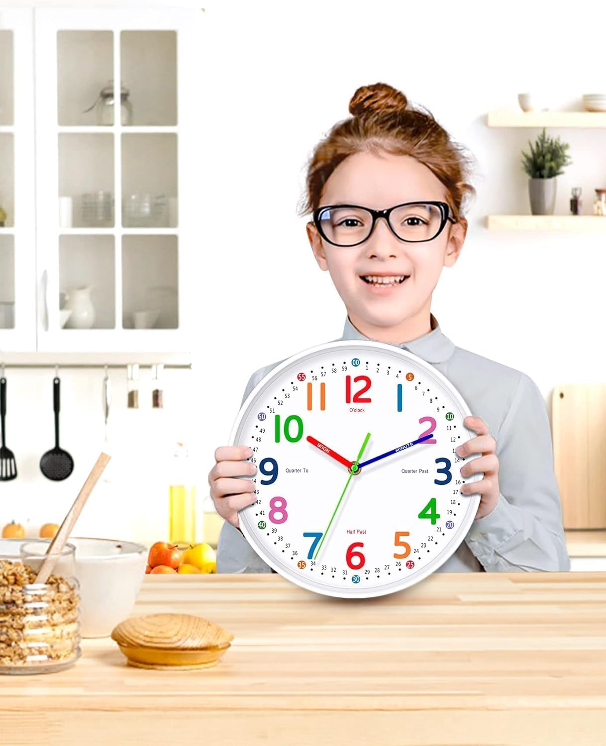 1761294707_Silent-Kids-Wall-Clock-–-Non-Ticking-Battery-Powered-Ideal-for-Teaching-Time-and-Stylish-Decor-in-Any-Room-8-Inch.jpg Silent Kids Wall Clock – Non-Ticking, Battery-Powered, Ideal for Teaching Time and Stylish Décor in Any Room - 8 Inch - Image 4