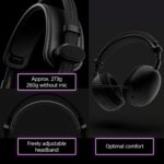 Sony INZONE H9 II Wireless Noise Canceling Gaming Headset, WH-1000XM6 Drivers, Lightweight, Detachable Cardoid AI Mic, 2.4GHz and Bluetooth, Soft Case, for PC, PS5, Switch, and Mobile, White - Image 5