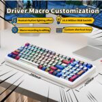 x Aula F99 Wireless Gaming Keyboard, Bluetooth Mechanical Keyboard Hot Swappable Custom Creamy Computer Keyboards, RGB Backlit, Tri-Mode BT5.0/2.4GHz/USB-C, Gasket Structure, Pre-lubed Linear Switches - Image 7