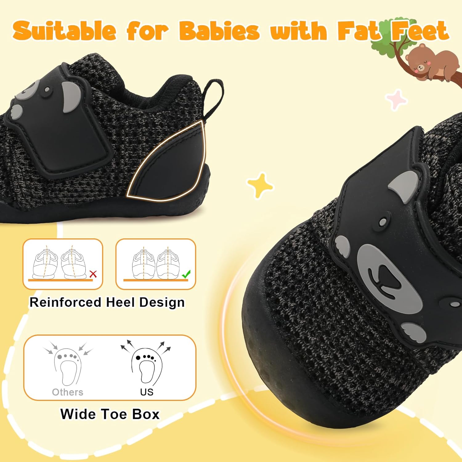 1761337304_FEETCITY-Baby-Walking-Shoes-Wide-Baby-Shoes-Boys-Girls-Infant-Sneakers-Crib-Shoes-Breathable-Toddler-Barefoot-Shoes-Slip-On-Shoes.jpg FEETCITY Baby Walking Shoes Wide Baby Shoes Boys Girls Infant Sneakers Crib Shoes Breathable Toddler Barefoot Shoes Slip On Shoes - Image 3