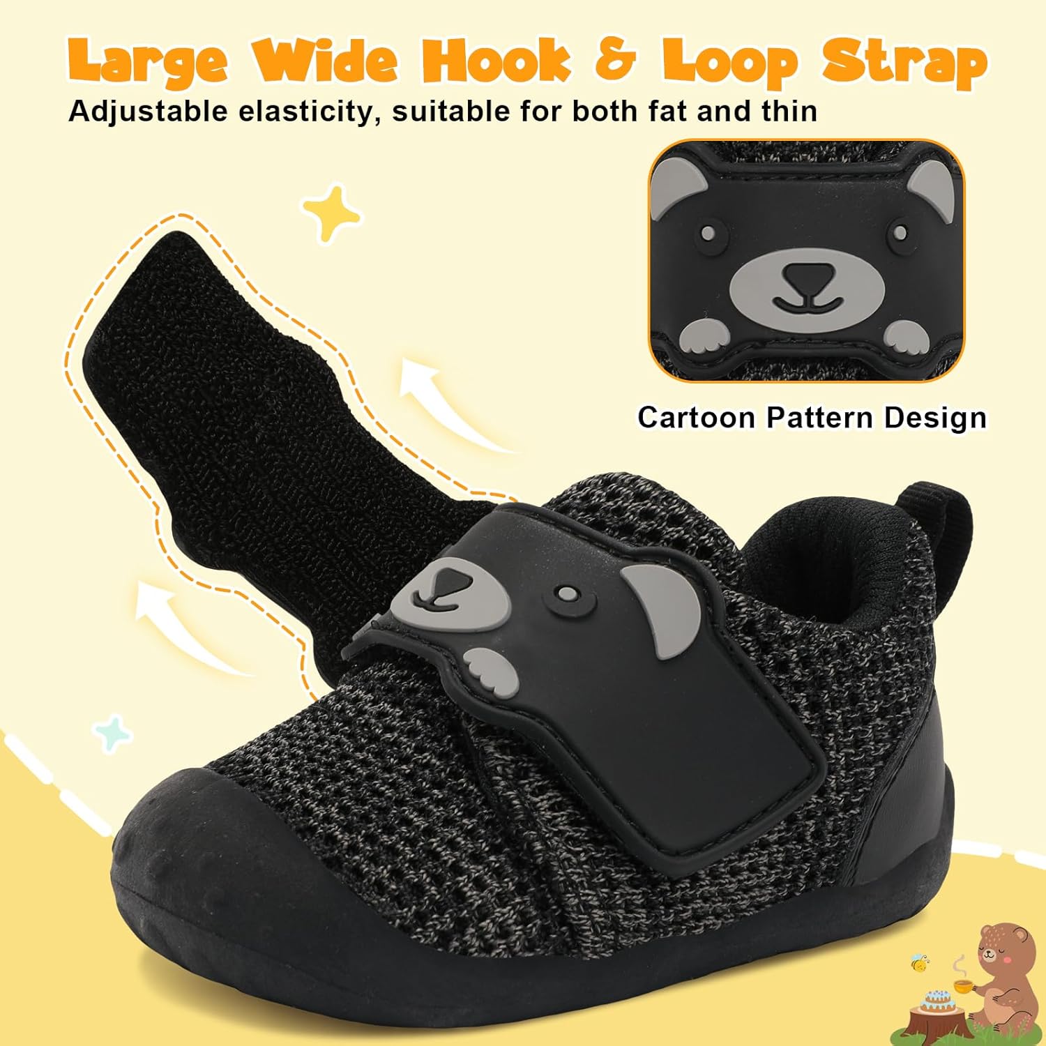 1761337306_FEETCITY-Baby-Walking-Shoes-Wide-Baby-Shoes-Boys-Girls-Infant-Sneakers-Crib-Shoes-Breathable-Toddler-Barefoot-Shoes-Slip-On-Shoes.jpg FEETCITY Baby Walking Shoes Wide Baby Shoes Boys Girls Infant Sneakers Crib Shoes Breathable Toddler Barefoot Shoes Slip On Shoes - Image 4
