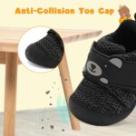 FEETCITY Baby Walking Shoes Wide Baby Shoes Boys Girls Infant Sneakers Crib Shoes Breathable Toddler Barefoot Shoes Slip On Shoes - Image 6