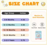 FEETCITY Baby Walking Shoes Wide Baby Shoes Boys Girls Infant Sneakers Crib Shoes Breathable Toddler Barefoot Shoes Slip On Shoes - Image 8
