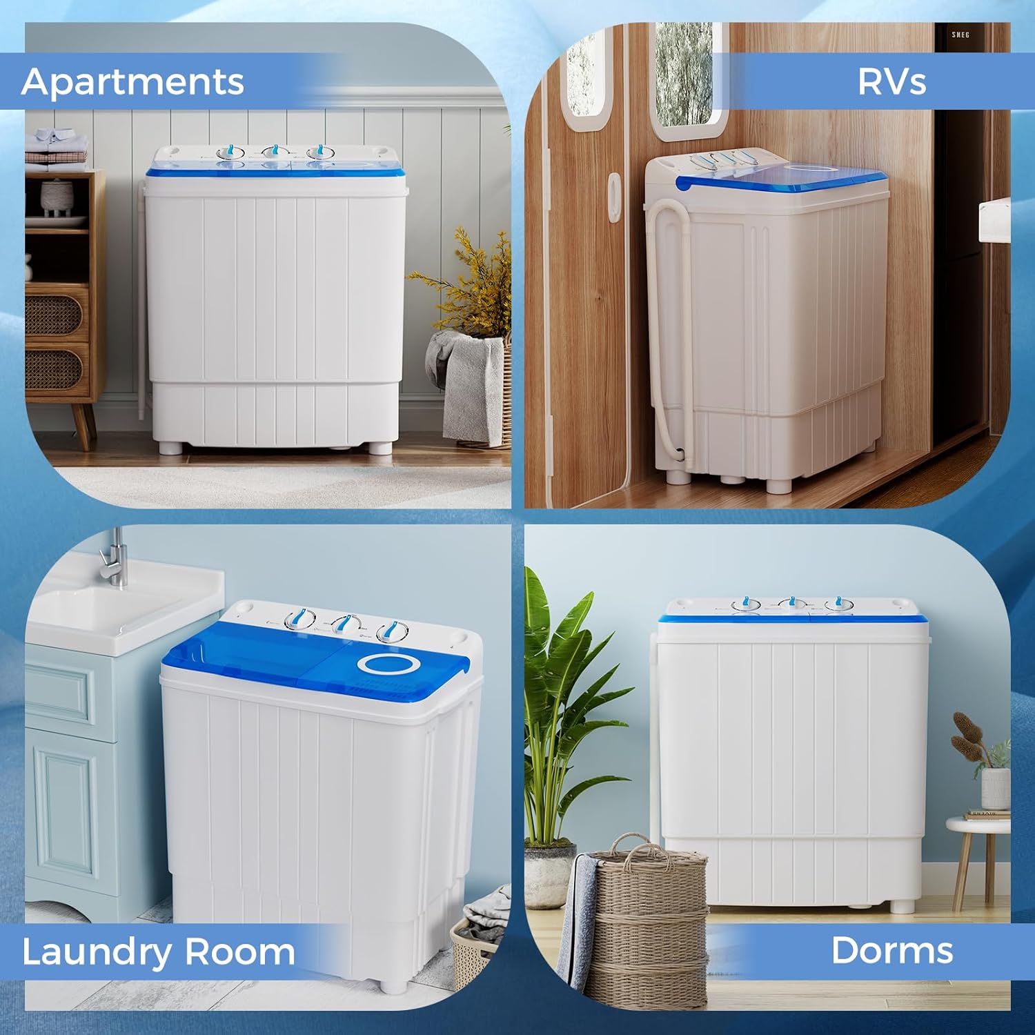 1761342725_Giantex-Portable-Washing-Machine-17.6lbs-Compact-Washer-Spinner-Combo-with-Pump-Drain-Twin-Tub-11lbs-Wash-6.6lbs-Spin-Lavadoras-Portatiles-for-Apartment-RV-Dorm-College-White-Blue.jpg Giantex Portable Washing Machine, 17.6lbs Compact Washer Spinner Combo with Pump Drain, Twin Tub 11lbs Wash & 6.6lbs Spin, Lavadoras Portatiles for Apartment RV Dorm College (White & Blue) - Image 7