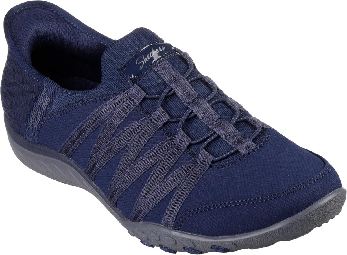Skechers Women's Breathe Easy-Roll with Me Sneaker - Image 3