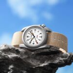 BODERRY Men's Watch Titanium Automatic Field Watch 40mm Military Watch Day Date Function 100M Waterproof with Nylon Strap Japanese Mechanical Movement & Screw Down Crown—Voyager - Image 6