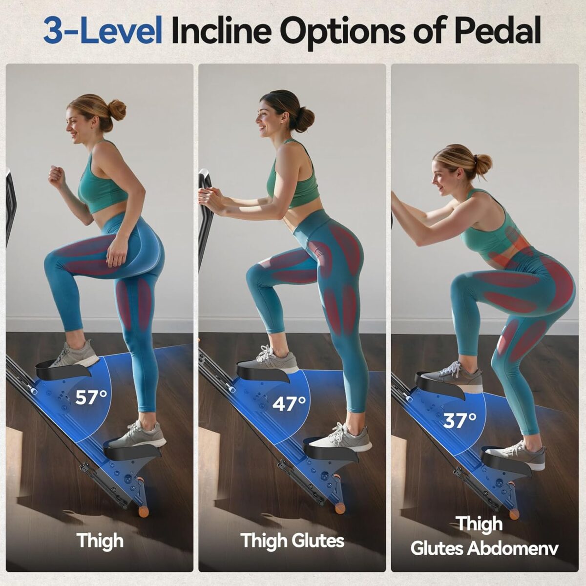 Niceday Steppers for Exercise at Home, Stair Stepper with Handlebar, Stair Climber, Stair Master with 300LBS Loading Capacity - Image 7