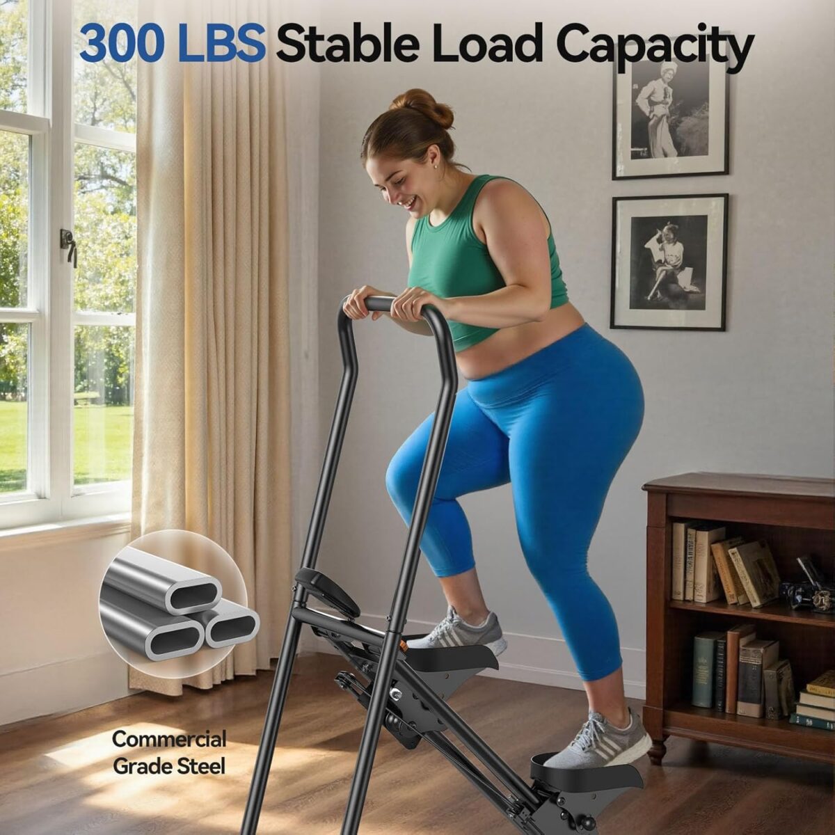 Niceday Steppers for Exercise at Home, Stair Stepper with Handlebar, Stair Climber, Stair Master with 300LBS Loading Capacity - Image 9
