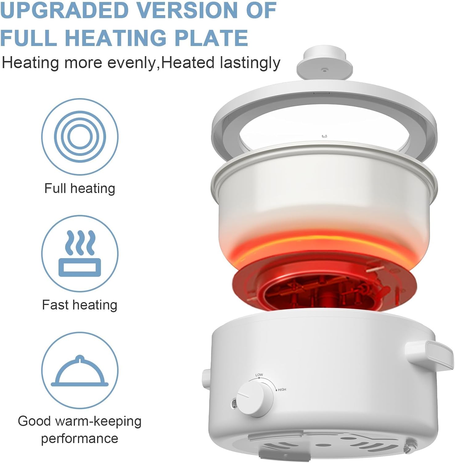 1761356264_Hot-Pot-Electric2L-Ceramic-Glaze-Non-stick-Pan-Portable-Hot-Pot-with-Dual-Power-Adjustment-Electric-Cooker-for-Egg-Ramen-OatmealSoup-Quick-Heating-and-Overheat-Protection.jpg Hot Pot Electric,2L Ceramic Glaze Non-stick Pan, Portable Hot Pot with Dual Power Adjustment, Electric Cooker for Egg, Ramen, Oatmeal,Soup Quick Heating and Overheat Protection - Image 6