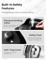 COMFEE’ 16 in 1 Electric Pressure Cooker Instant Multi Cooker Olla de Presion Non-Stick Pot Yogurt Maker Rice Cooker Sauté Steamer 8 Quarts Stainless Steel - Image 6