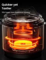 COMFEE’ 16 in 1 Electric Pressure Cooker Instant Multi Cooker Olla de Presion Non-Stick Pot Yogurt Maker Rice Cooker Sauté Steamer 8 Quarts Stainless Steel - Image 9