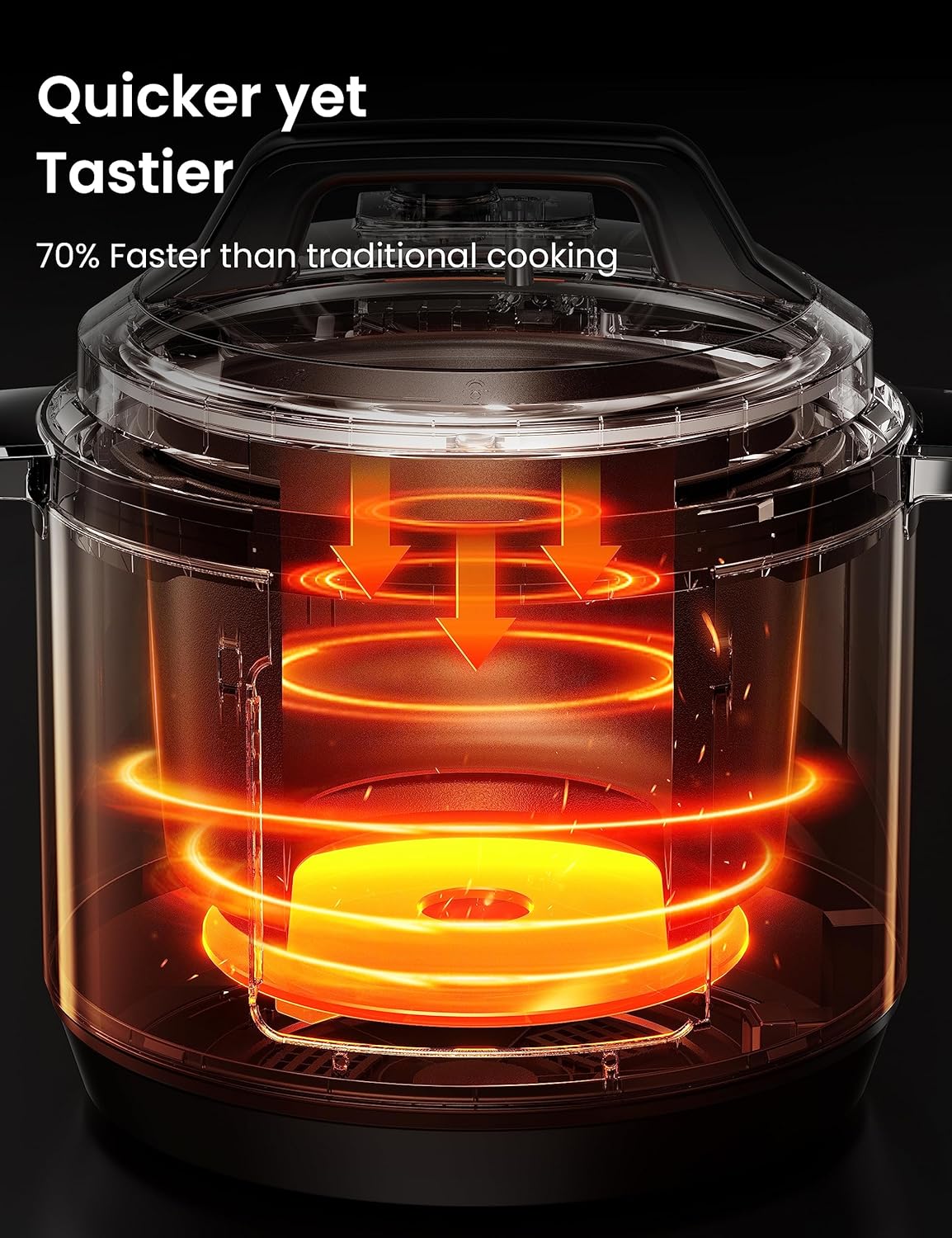 1761357447_COMFEE-16-in-1-Electric-Pressure-Cooker-Instant-Multi-Cooker-Olla-de-Presion-Non-Stick-Pot-Yogurt-Maker-Rice-Cooker-Saute-Steamer-8-Quarts-Stainless-Steel.jpg COMFEE’ 16 in 1 Electric Pressure Cooker Instant Multi Cooker Olla de Presion Non-Stick Pot Yogurt Maker Rice Cooker Sauté Steamer 8 Quarts Stainless Steel - Image 9