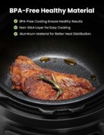 COMFEE’ 16 in 1 Electric Pressure Cooker Instant Multi Cooker Olla de Presion Non-Stick Pot Yogurt Maker Rice Cooker Sauté Steamer 8 Quarts Stainless Steel - Image 10