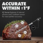 CHEF iQ Sense [2025 Model] | Smart Wireless Meat Thermometer | 2 Ultra-Thin Probes | WiFi Unlimited Range | 1000°F Heat Safe | 5 Sensors | BBQ, Grill, Oven, Smoker, Air Fryer | Gen3 - Image 3