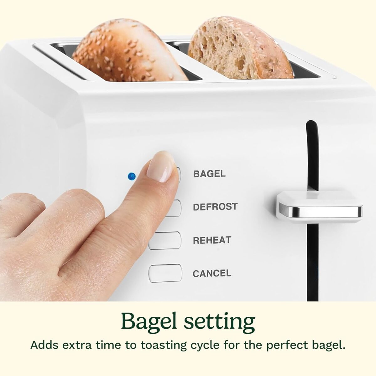 Cuisinart 2-Slice Toaster, Compact, White, CPT-122 - Image 4